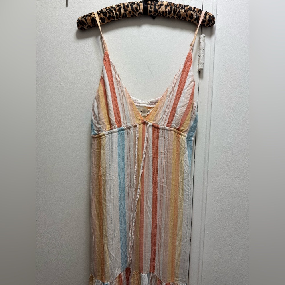Revolve L*space Victoria Rainbow Vacation Beach Dress Size Large - Picture 5 of 10